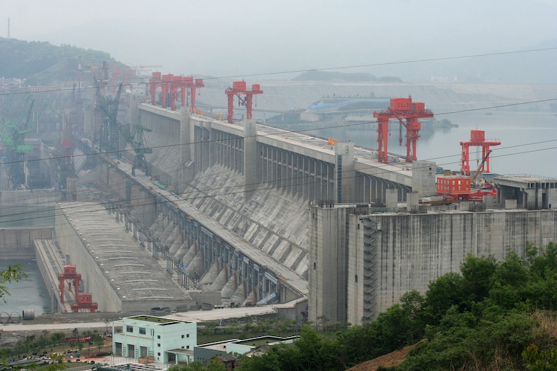 The 18,200 MW Three Gorges Hydropower Station