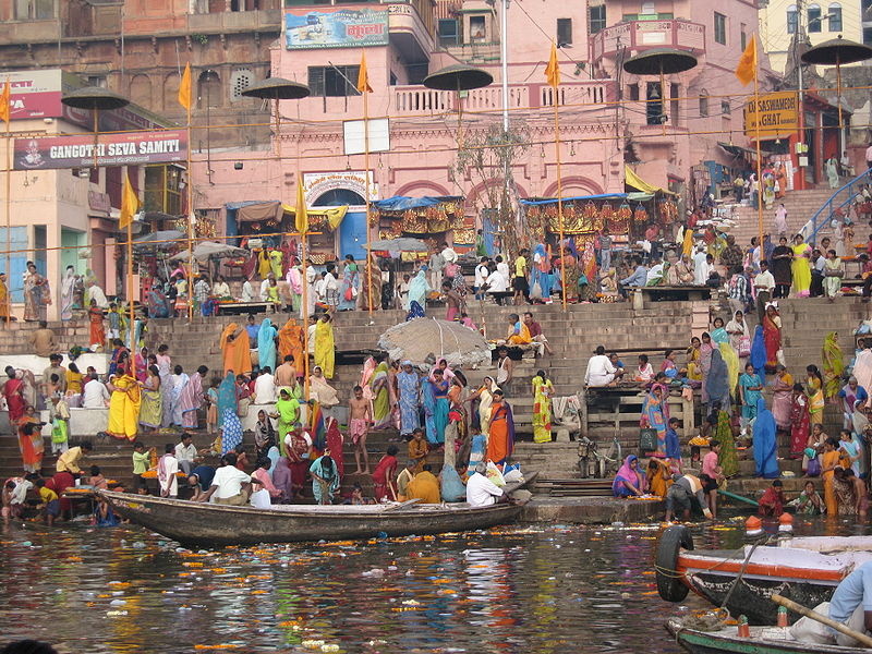 Millions depend on the polluted Ganges river.