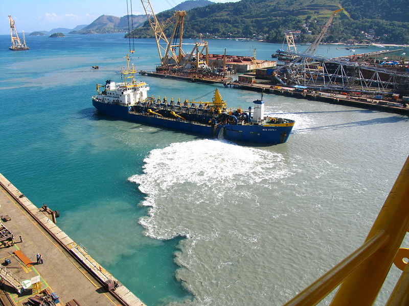 Point source pollution - Shipyard - Rio de Janeiro