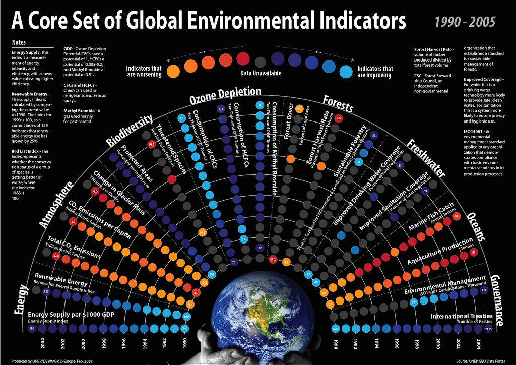 Environmental indicators Infographic